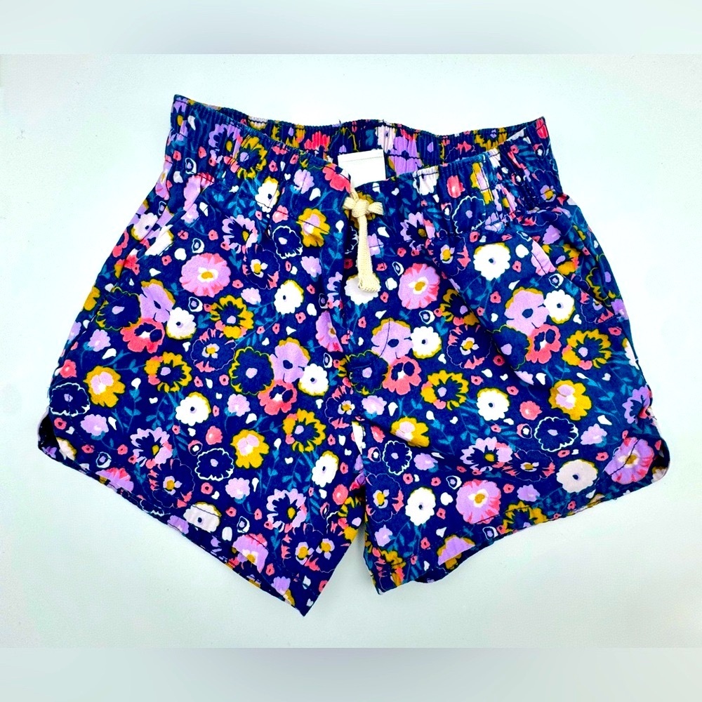 Amazon Essentials Floral Shorts Girls Sz 6-7 NWOT